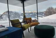 Neubau Ski amadé, am Grünland mit Panoramablick auf die Alpen