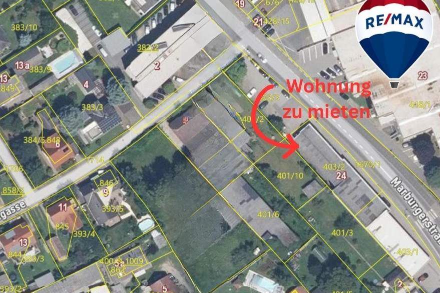 70 m² Wohnung in ruhiger Lage nahe dem Bahnhof Leibnitz, Wohnung-miete, 890,00,€, 8430 Leibnitz