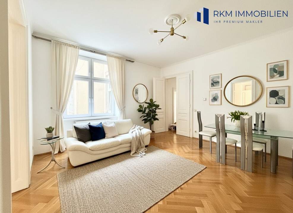 Geräumige 2-Zimmer-Altbauwohnung in TOP Ruhelage