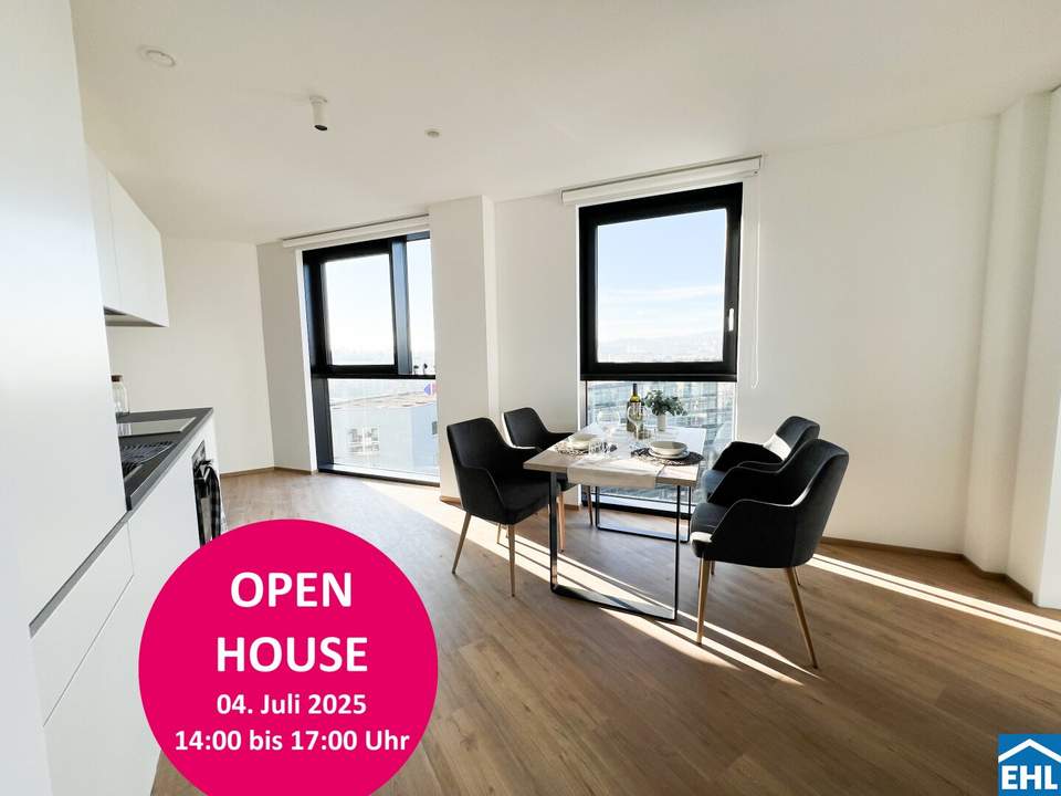 OPEN HOUSE AM FREITAG 04.07 von 14.00 Uhr bis 17.00 Uhr – Bulgariplatz 11 OHNE VORANMELDUNG
