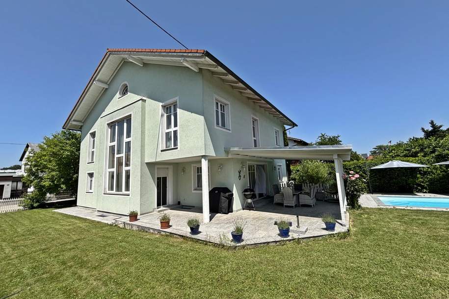 Stilvoll in Bestlage! Großzügiges Wohnhaus mit schönem Garten, Haus-kauf, 652.000,€, 4614 Wels-Land