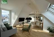 Klimatisierte Maisonette mit Weitblick-Dachterrasse in top Lage nahe U6, Millennium City und Donau!