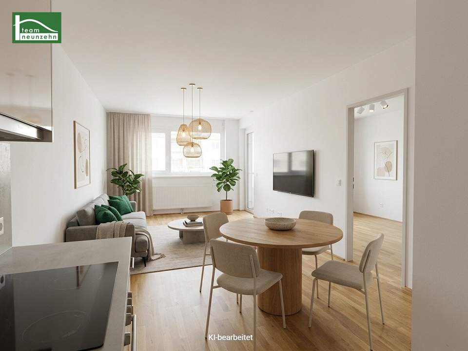 Helle 2-Zimmer-Wohnung mit Einbauküche und Loggia – verfügbar ab Oktober!