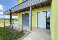 Hochwertiges Niedrigenergiehaus mit Panorama-Terrasse und Erdwärme - Wohnen mit Freiraum im Südburgenland