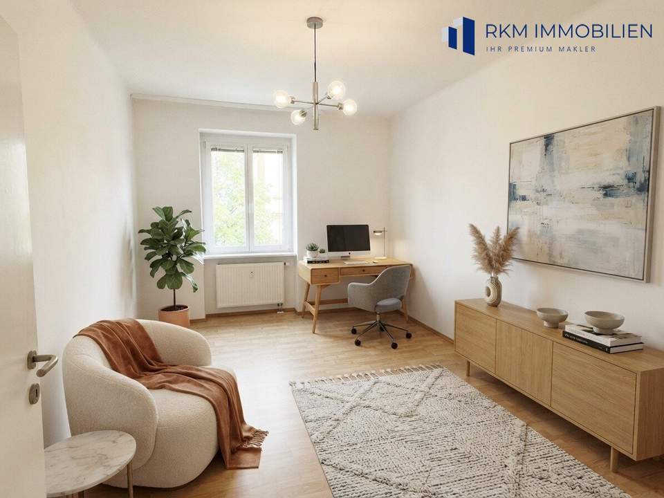 Renovierte helle 2-Zimmer-Wohnung mit Stadtblick in 1200 Wien, 53m², 260.000 €
