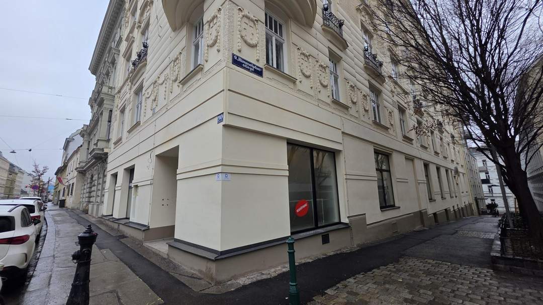 Nussdorfer Straße: Gut sichtbares Geschäftslokal - (Praxis, etc.)