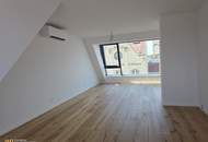 Top DG Wohnung mit Terrasse und Panoramafenstern - 3 Zimmer mit großem Küchen-Essbereich! Kein Gas mehr! Modernste Ausführung! Luft-Wasserwärmepumpe, Klima und Photovoltaik!