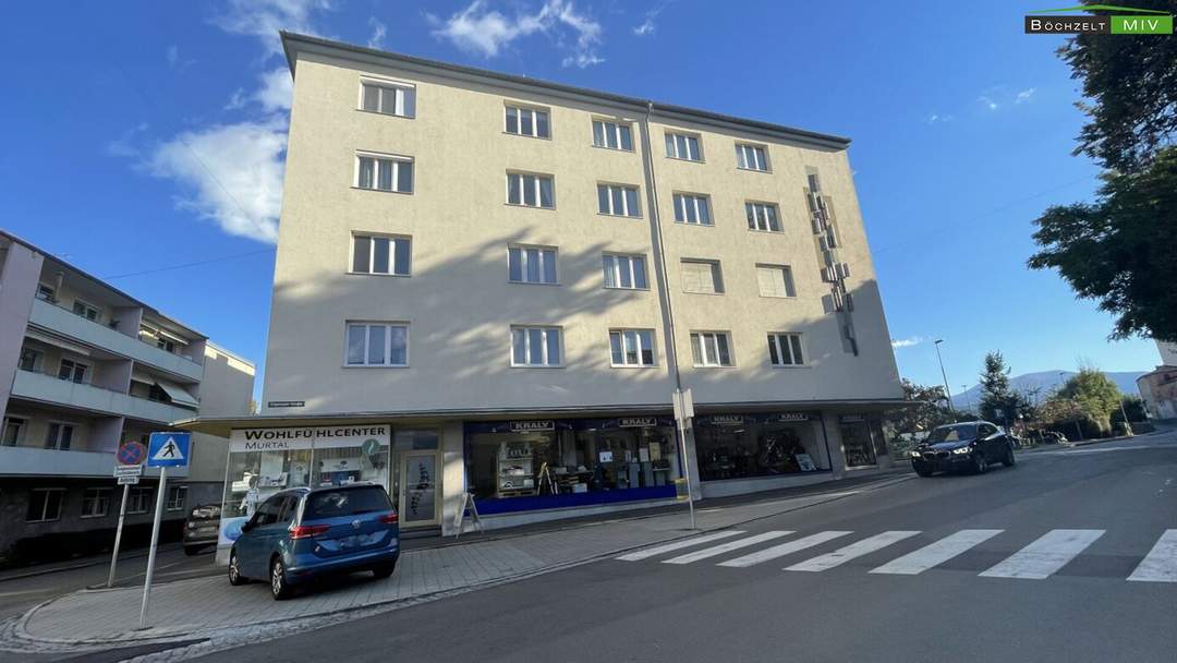 Teilsanierte 3,5-Zimmer-Mietwohnung mit Balkon nahe dem Zentrum +++ Knittelfelds +++