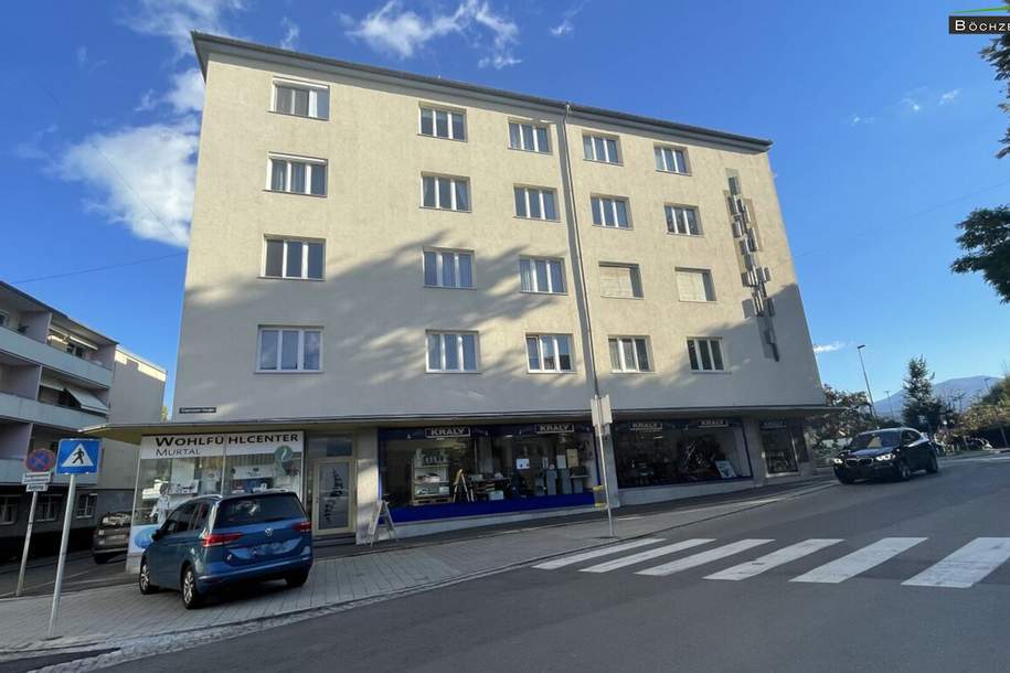 Teilsanierte 3,5-Zimmer-Mietwohnung mit Balkon nahe dem Zentrum +++ Knittelfelds +++, Wohnung-miete, 649,99,€, 8720 Murtal