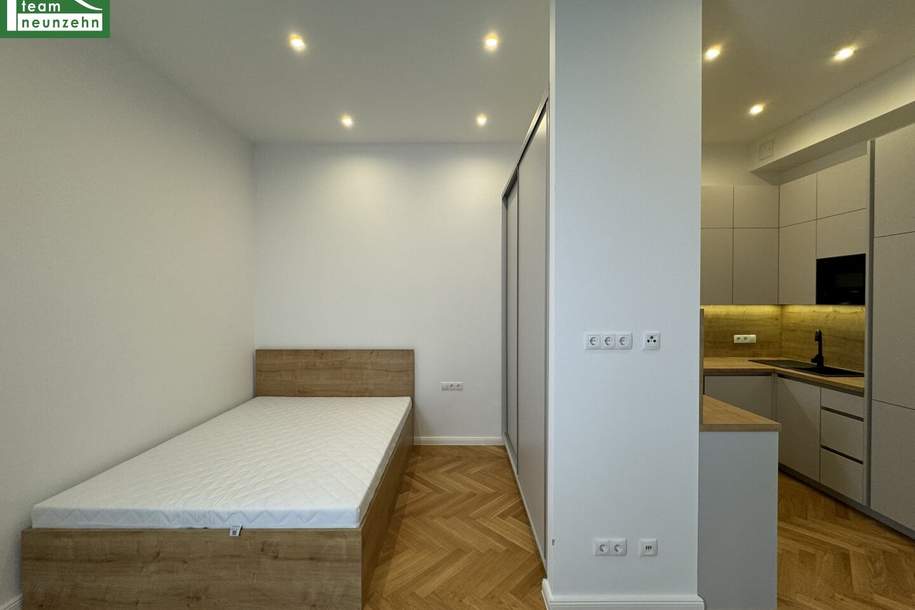 All inclusive Miete - perfekt aufgeteilte 1-Zimmer Wohnung - möbliert - ab sofort!, Wohnung-miete, 899,00,€, 1030 Wien 3., Landstraße