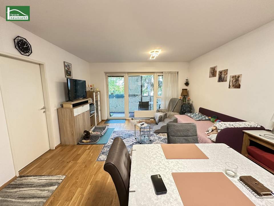 Modern und ruhig wohnen mit Grünblick und großer Loggia in Atzgersdorf! Garagenplatz inklusive! Sauna-Zugang - JETZT ANFRAGEN
