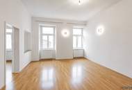 Zentral begehbare lichtdurchflutete 3-Zimmer-Altbauwohnung | 2 Bäder | nahe Rennweg
