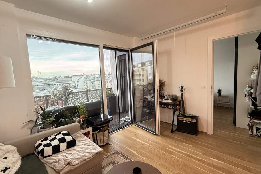 Kirschblütenpark: neuwertige 2-Zimmer-Wohnung mit südöstl. Balkon und opt. Garagenstellplatz!, Wohnung-kauf, 309.000,€, 1220 Wien 22., Donaustadt