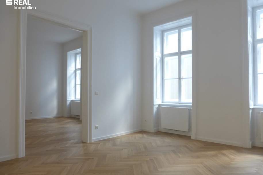 Nahe Stephansplatz - ERSTBEZUG ab 15.1.2026 - erstklassig sanierte Altbauwohnung im Jahrhundertwendehaus, Wohnung-miete, 2.357,65,€, 1010 Wien 1., Innere Stadt