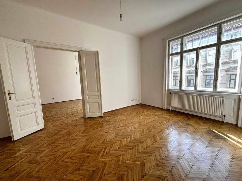 Stilvolle 2-Zimmer-Altbauwohnung im sanierten Gründerzeithaus Nähe Donaukanal