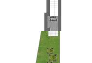 DREI Zimmer mit TERRASSE, GARTEN und STELLPLATZ ++ TOP