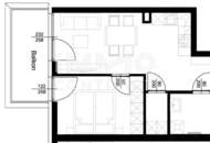 Graz Nord: geförderte 2 Zimmer Wohnung mit sonnigem Balkon
