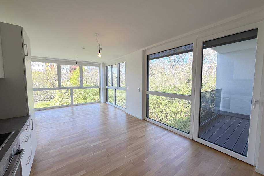 Ihr Logenplatz im Grünen – Wohnen mit spektakulärer Aussicht! Jetzt besichtigen., Wohnung-kauf, 269.500,€, 1220 Wien 22., Donaustadt