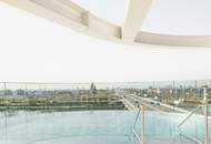 DANUBEFLATS: Premium Living - Edle 2-Zimmer-Wohnung in 40. Stock - Elevate your Lifestyle