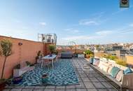 Stylisches Maisonette - Büro mit atemberaubender Dachterrasse nahe Naschmarkt! Garagen verfügbar!