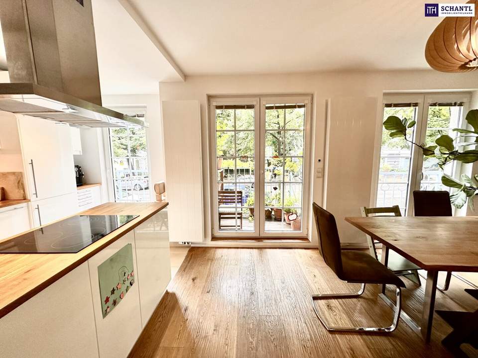 Stark reduziert! Charmante 3-Zimmer-Wohnung mit zwei Balkonen und Eigengarten in ruhiger Grünlage des 18. Bezirks