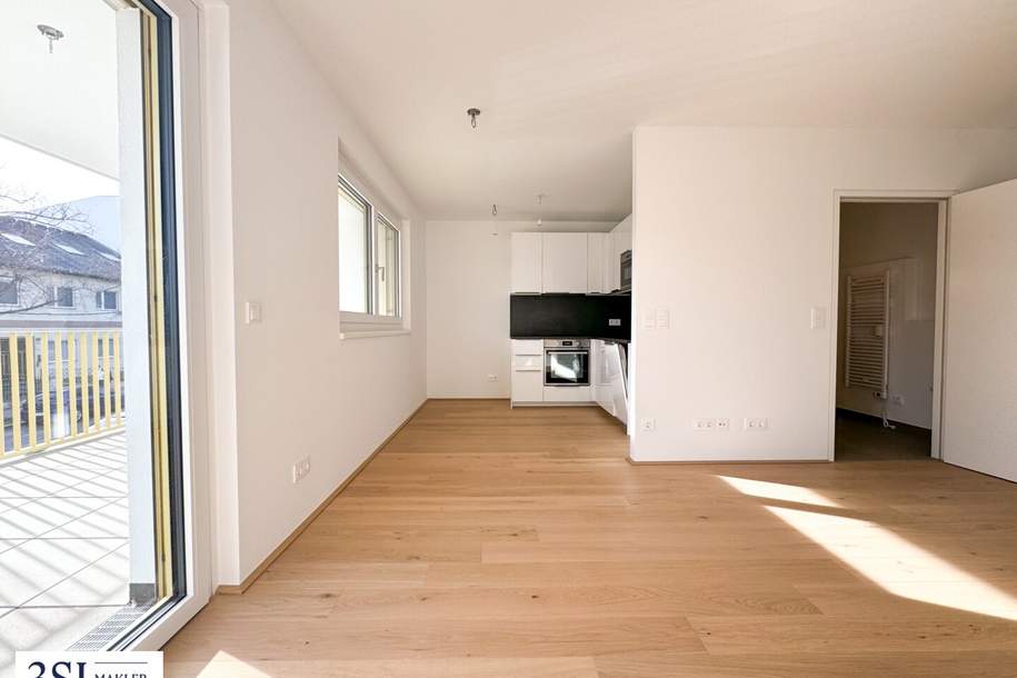 Erstbezug! Oase der Ruhe – Ihr neues Zuhause mit unmittelbarer Nähe zur U-Bahn, Wohnung-miete, 950,00,€, 1220 Wien 22., Donaustadt