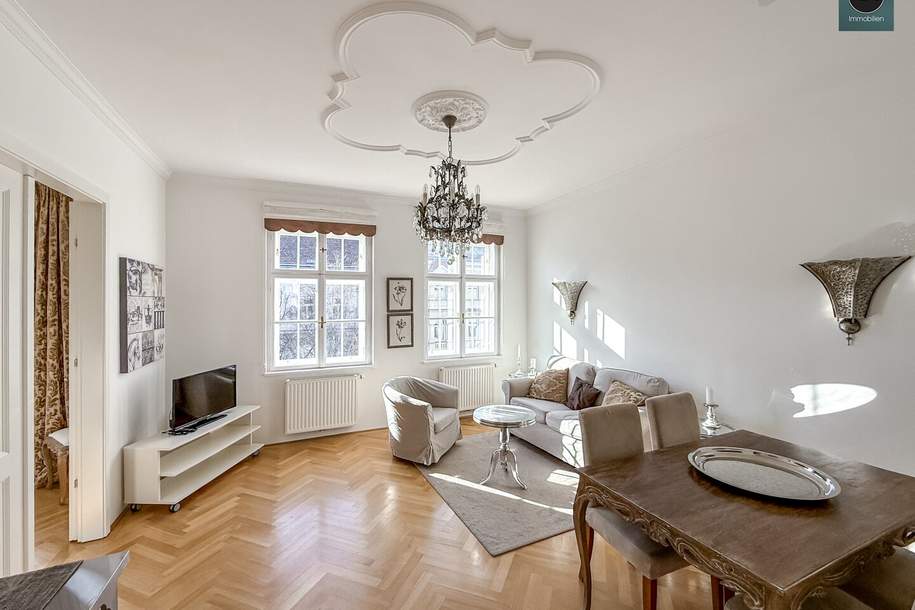 Provisionsfrei: Vollausgestattetes Apartment mit Möblierung und Balkon in Sieveringer Bestlage! Klimatisiert!, Wohnung-miete, 1.390,00,€, 1190 Wien 19., Döbling