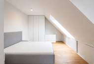 moderne Dachgeschoss Wohnung mit Klimaanlage und Terrasse beim Belvedere