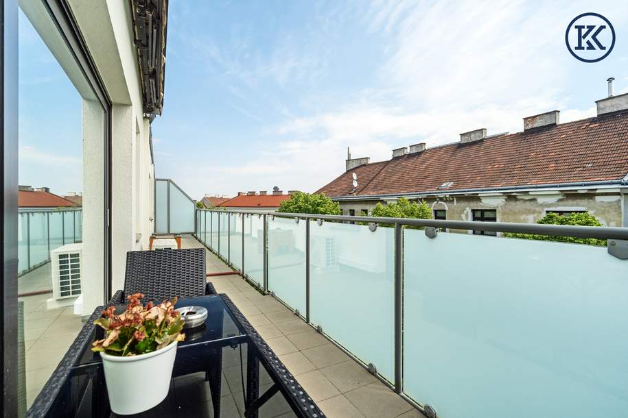 Büro mit Top-Aufteilung &amp; 2 Balkonen im Herzen Meidlings, Wohnung-miete, 1.261,00,€, 1120 Wien 12., Meidling