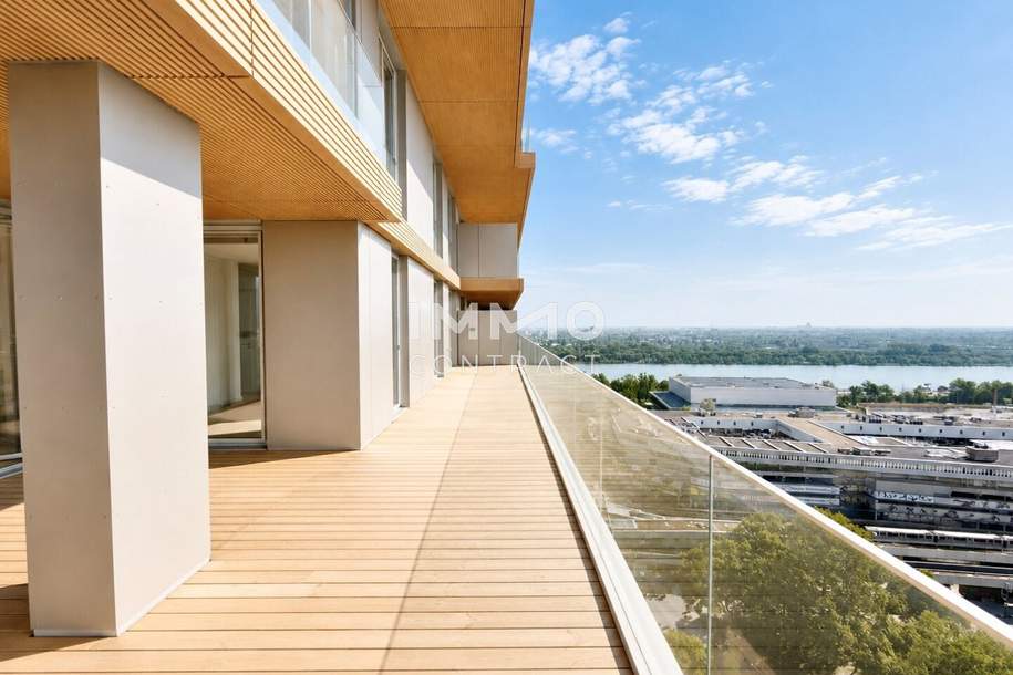 65m2 Balkon über ganz Wien: Prater - Hochhaus-Luxus mit Rooftop Pool, Wohnung-kauf, 780.100,€, 1020 Wien 2., Leopoldstadt