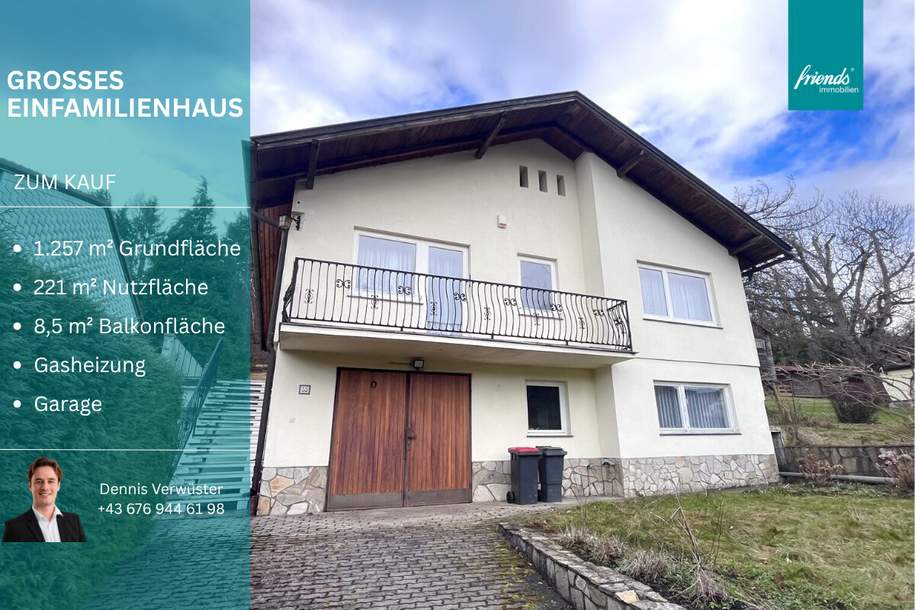 Einfamilienhaus mit großem Eigengarten nur 25min von Wien entfernt., Haus-kauf, 499.000,€, 2393 Mödling
