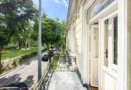 Elegante Wohnung in historischer Villa mit Dachterrasse und Blick ins Grüne