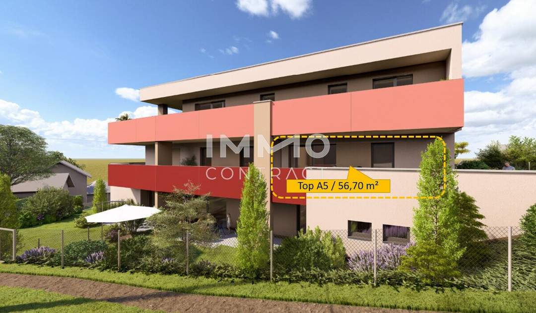 Ideale 2-Zi Gartenwohnung in den STADTTERRASSEN PEUERBACH - provisionsfrei! ** JETZT FRÜHKÄUFER-RABATT!**