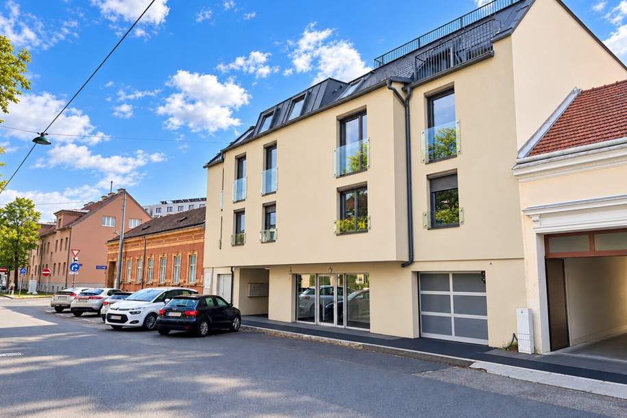 Moderne Dachgeschoss Neubau mit XXL-Dachterrasse in super Lage, Wohnung-miete, 2.093,15,€, 1230 Wien 23., Liesing