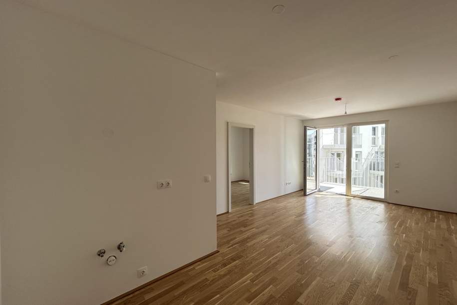 Neubau-Erstbezug! 2-Zimmer-Eigentumswohnung mit Balkon – Provisionsfrei, Wohnung-kauf, 221.000,€, 1210 Wien 21., Floridsdorf