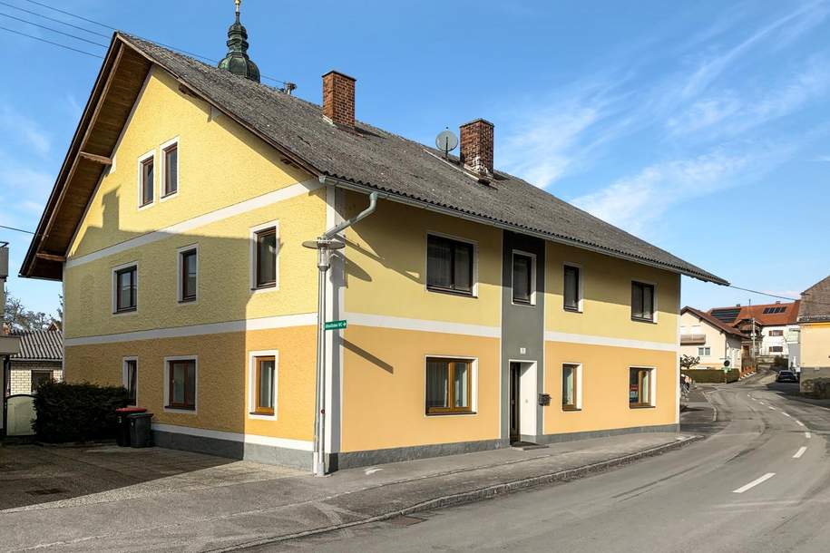 ***OPEN HOUSE Freitag, 14. Feb. 2025 von 13 - 16 Uhr***Großzügiges Wohnhaus mit vielseitigen Nutzungsmöglichkeiten im Ortszentrum, Haus-kauf, 199.000,€, 4774 Schärding