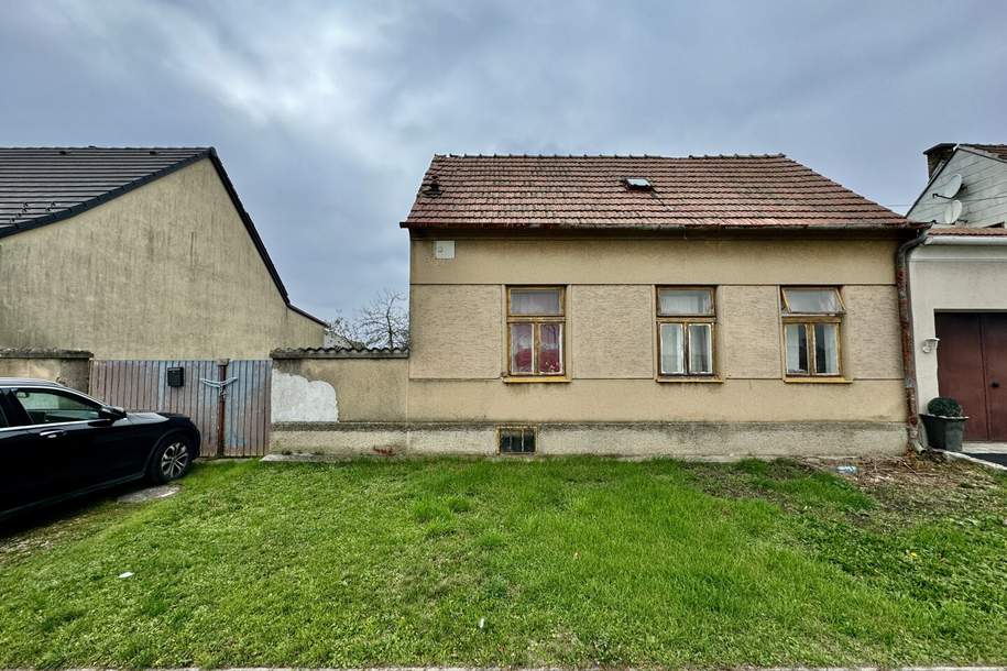 BAUGRUNDSTÜCK MIT EINEM SANIERUNGSBEDÜRFTIGEN HAUS IN LASSEE, Grund und Boden-kauf, 195.000,€, 2291 Gänserndorf