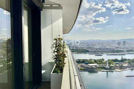 DANUBEFLATS - 30. Etage: Exklusive XXL-2-Zimmer Wohnung. Elevate your Lifestyle, Wohnung-kauf, 424.710,€, 1220 Wien 22., Donaustadt