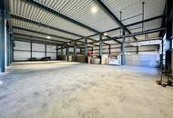 "1.282m² Halle in Toplage-vielseitig nutzbar & optimalangebunden! "