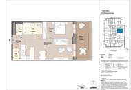 Kleine Perle im ultramodernen Wohnhaus mit Pool am Dach zu mieten // Small gem in an ultra-modern apartm. building with pool on the roof for rent //