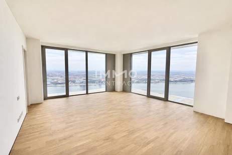 50. Etage: Stephansdom, Kahlenberg & Prater zu Ihren Füßen - DC2 Tower, Wohnung-miete, 3.350,00,€, 1220 Wien 22., Donaustadt