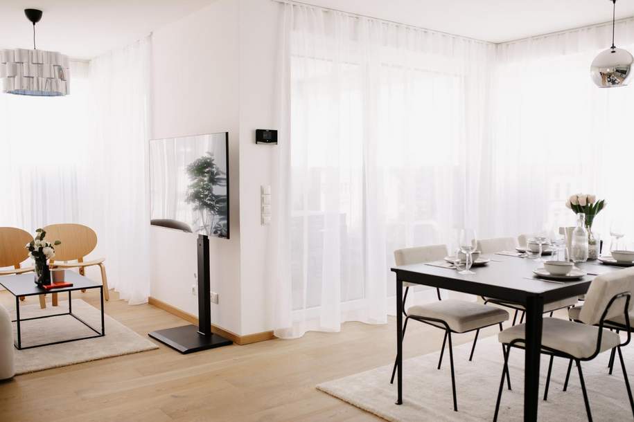 Neubau – 2-Zimmer-Dachgeschosswohnung mit Loggia und Klimaanlage, Wohnung-kauf, 495.000,€, 1020 Wien 2., Leopoldstadt