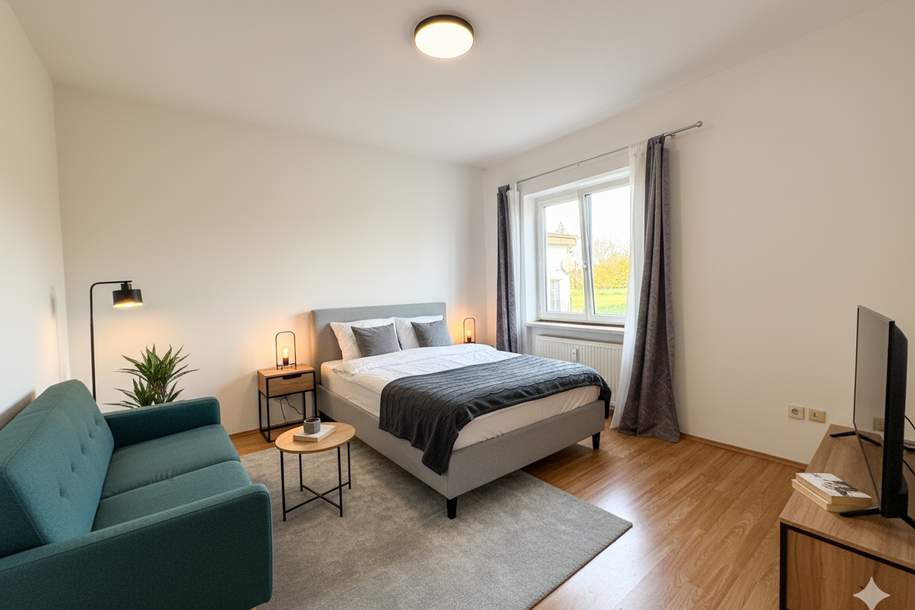 Wohnen im Linzer Umland: 1-Zimmerwohnung in Asten!, Wohnung-miete, 440,00,€, 4481 Linz-Land