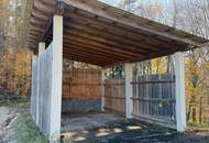 Wohnen in Aussichtslage mitten in der Natur auf 8 Ha. Grund, ehemalige Hofstelle!