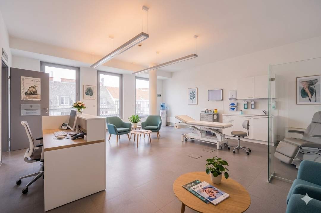 Barrierefreie Ordinationsfläche in der Fußgängerzone direkt bei der U1 Reumannplatz zu mieten