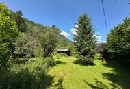 ***Natur pur: Charmante Gartenhütte mit Bachlauf auf 2000m² in ruhiger Alleinlage***