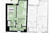 Elegante 2-Zi-Wohnung mit Balkon, Erstbezug &amp; Tiefgarage nahe U-Bahn in 1220 Wien!