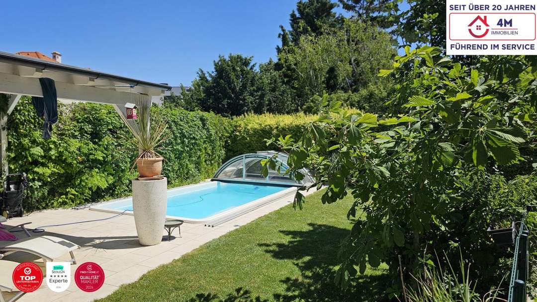 🏡🏊♀️ 365 Tage Urlaubsfeeling – exklusives 5-Zimmer-Haus mit Pool & Gartenidylle in Wien 🏊♀️🏡