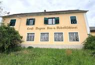 Toskana- Flair im Südburgenland: Haus mit ehemaliger Tischlerei auf großem Grundstück