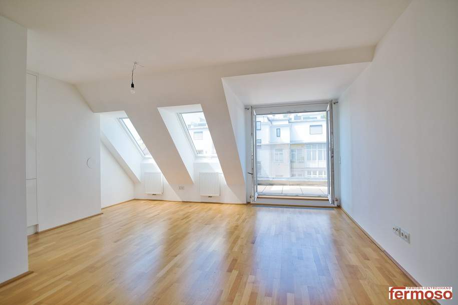 klimatisierte Dachgeschosswohnung mit 4 Zimmer (116m²) und 2 Terrassen, Wohnung-miete, 2.990,00,€, 1030 Wien 3., Landstraße